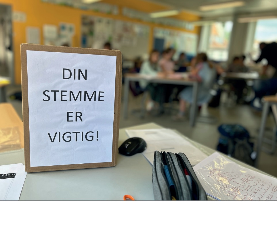 Jes Kruse-eleverne  fejrede demokratiet