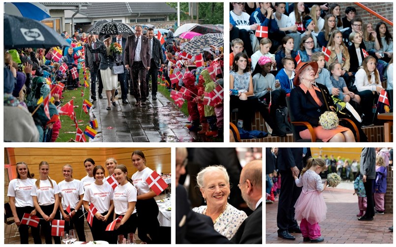 Da dronningen besøgte Sydslesvig