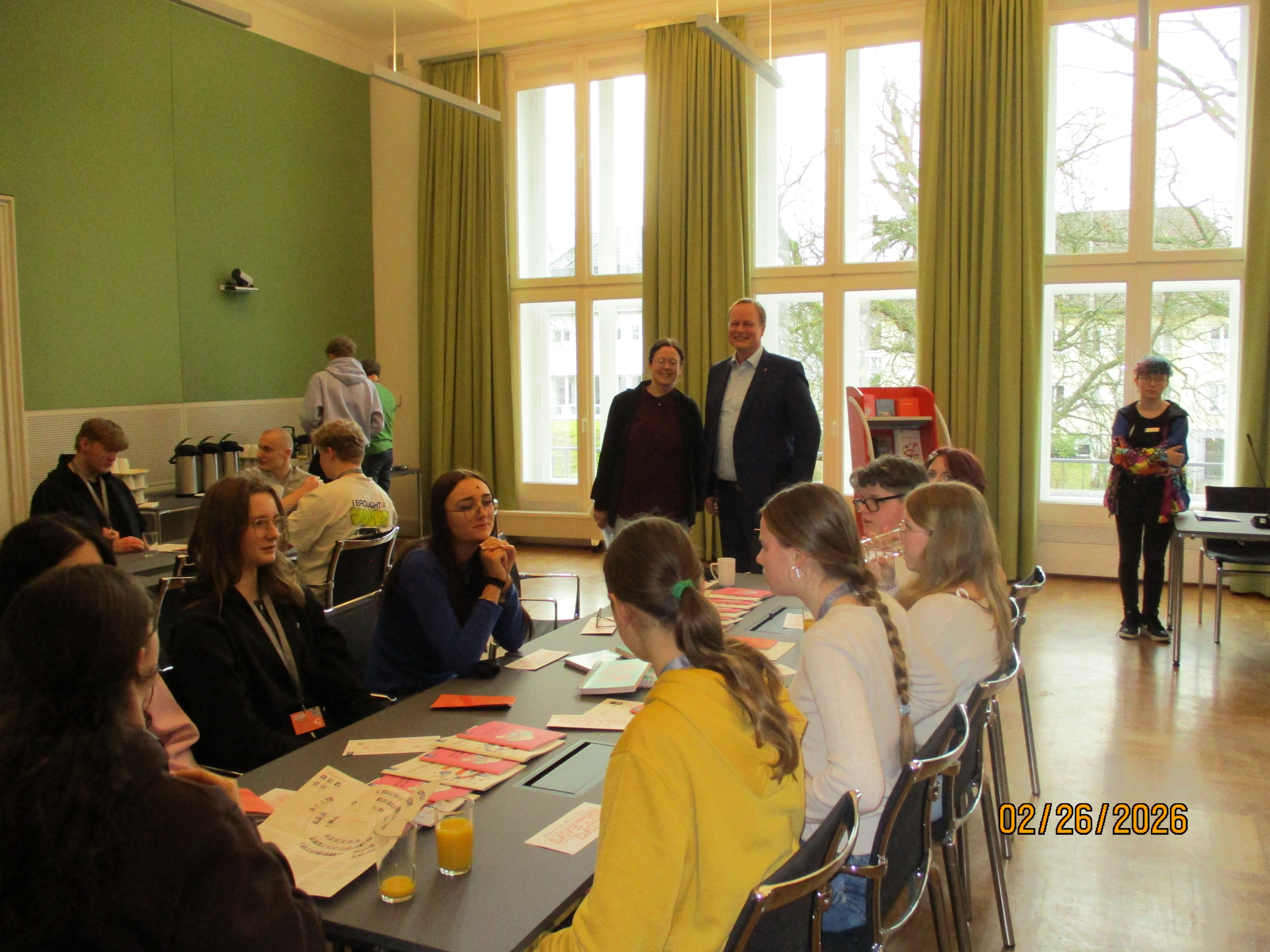 Unge gæster i Landdagen