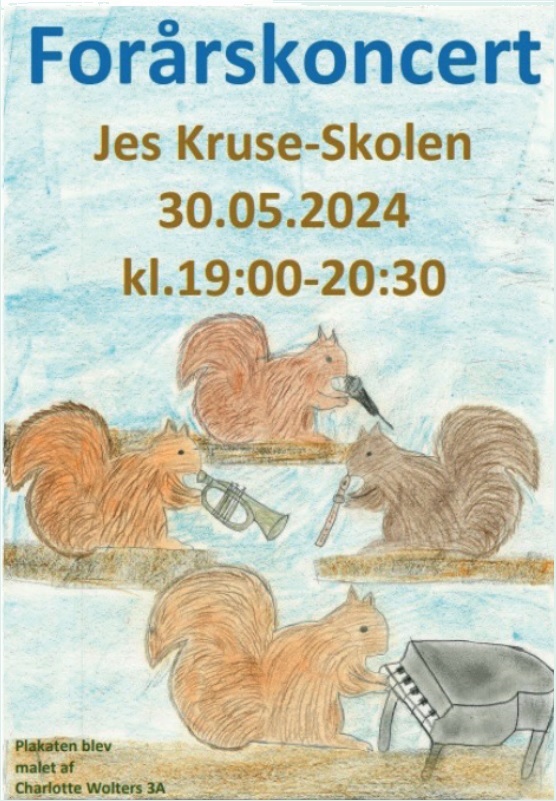 Musikalske egern på Jes Kruse-Skolen