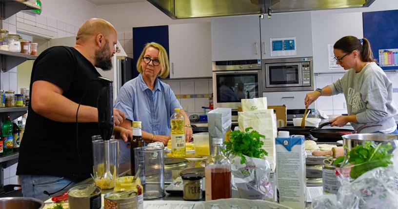 Polentafritter kan nu også noget